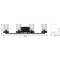 Progress Lighting Winslett Collection Black Four-Light Bath P300275-031 - alternate 4